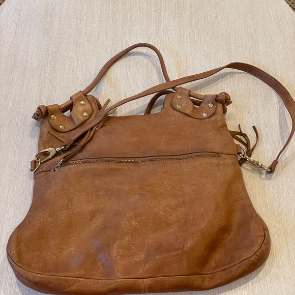 Pietro Alessandro Leather Bag Brien Crossbody Tote - Picture 4 of 9